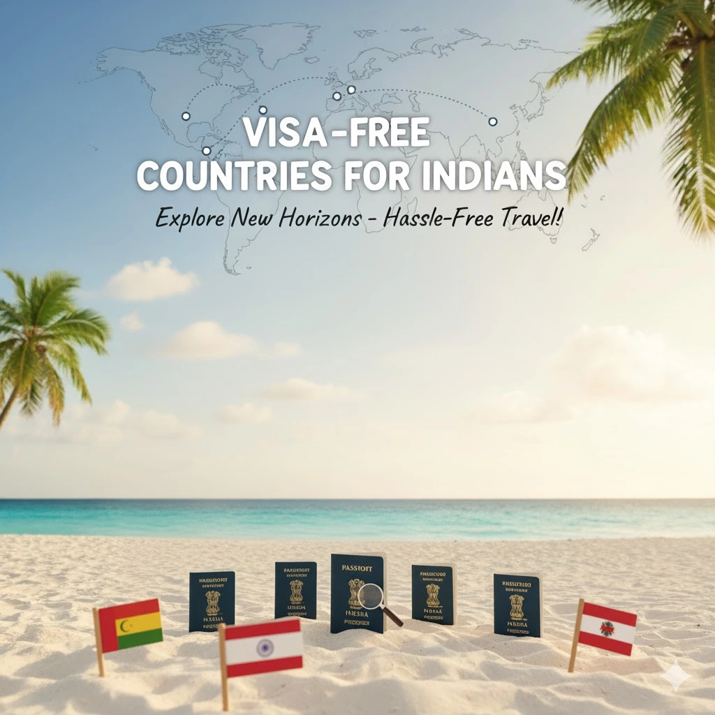 Visa Free Countries for India