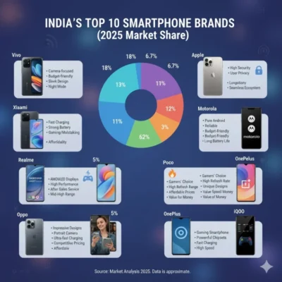 Top Mobile Brands In India