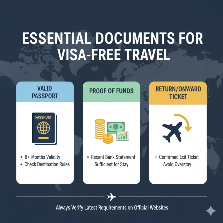 Visa Free Countries for India