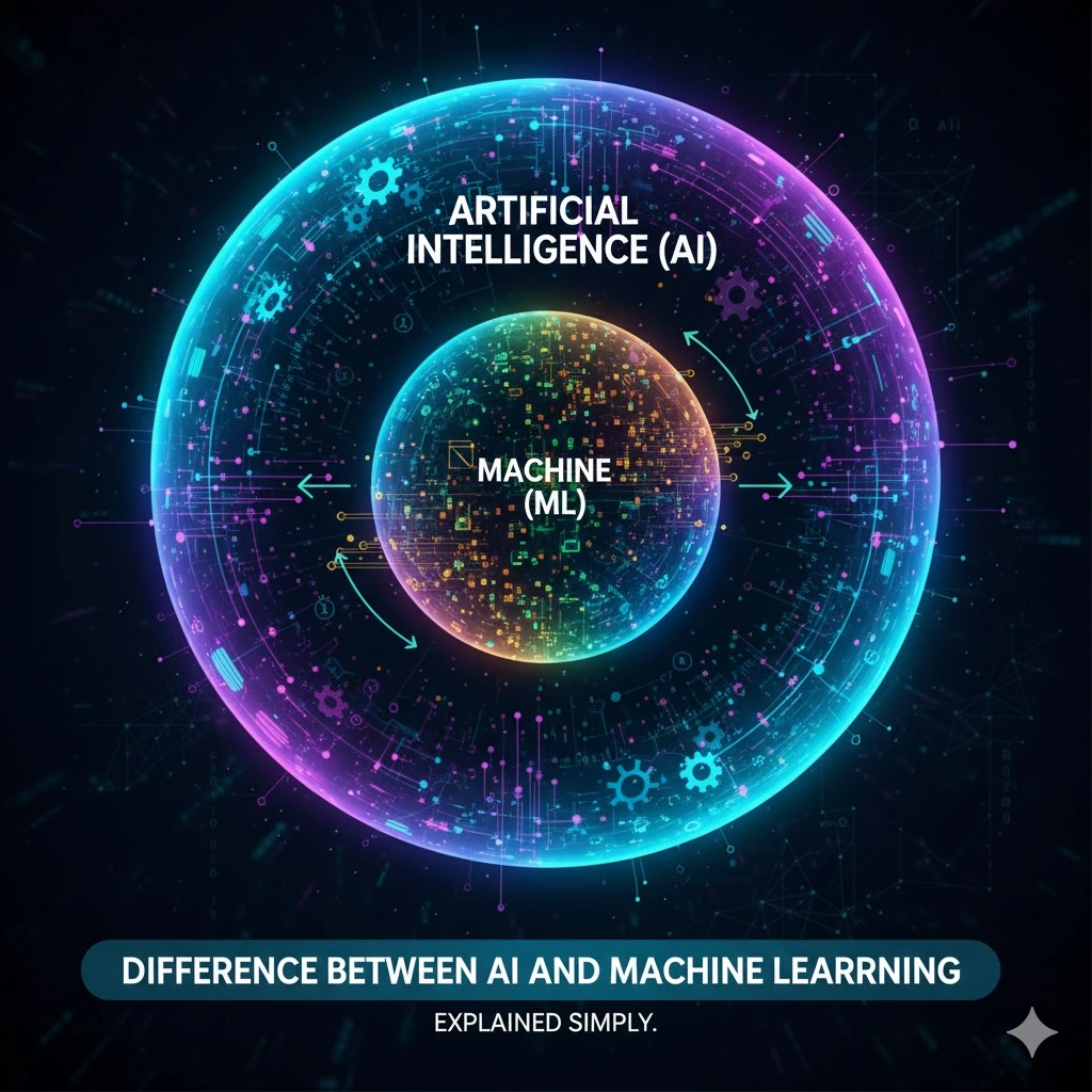 Difference Between AI and Machine Learning